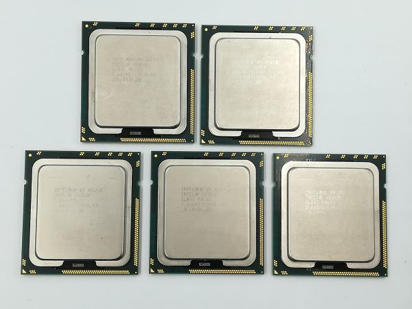 中古品Intel Xeon X5650 2.66GHz/12M/6.40GT/SLBV3/LGA1366★5個セット拍卖