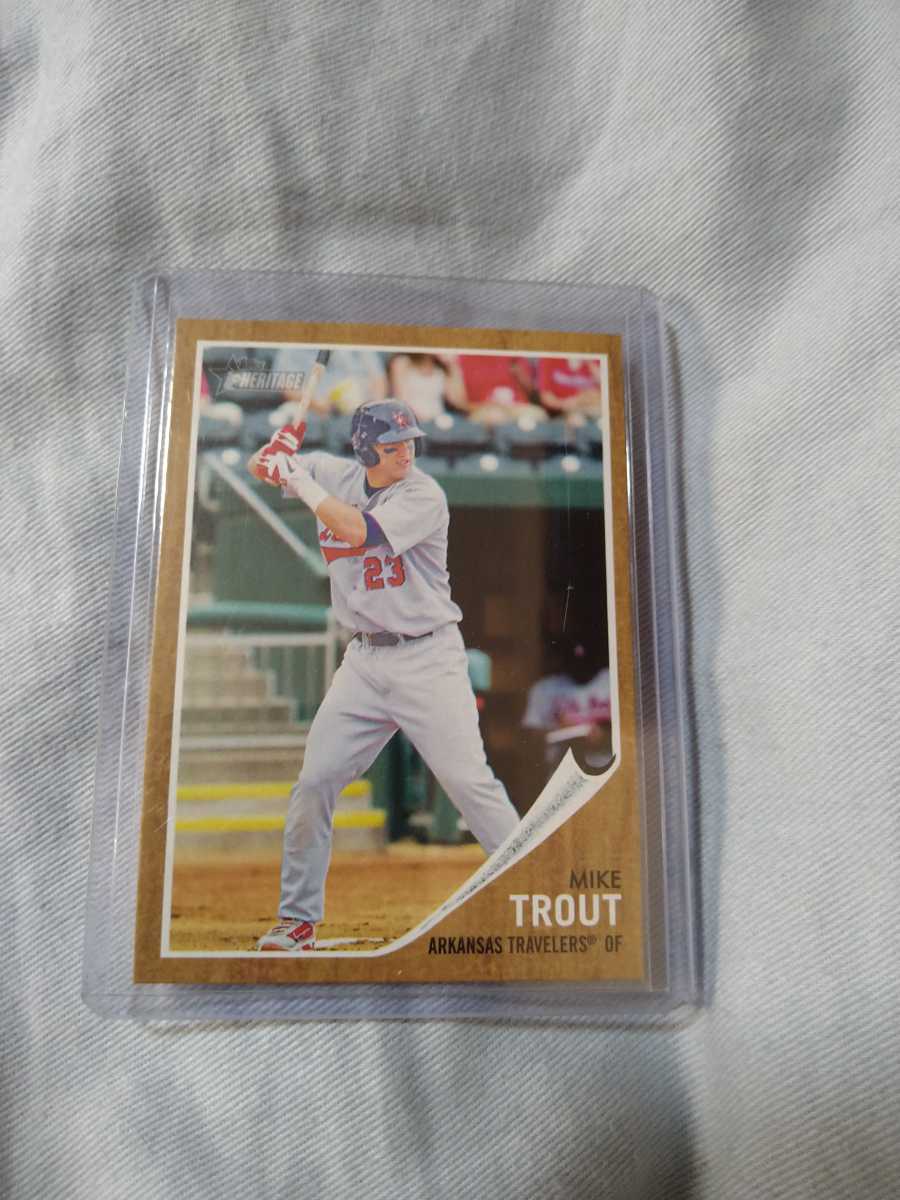 TOPPS Heritage Minor 2011 マイク・トラウト Mike Trout No44 RC拍卖