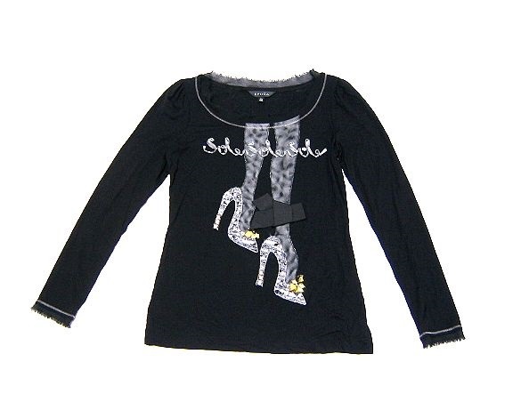 EPOCA エポカ ビジュー装飾 ハイヒール パンプス デザインのカットソー拍卖