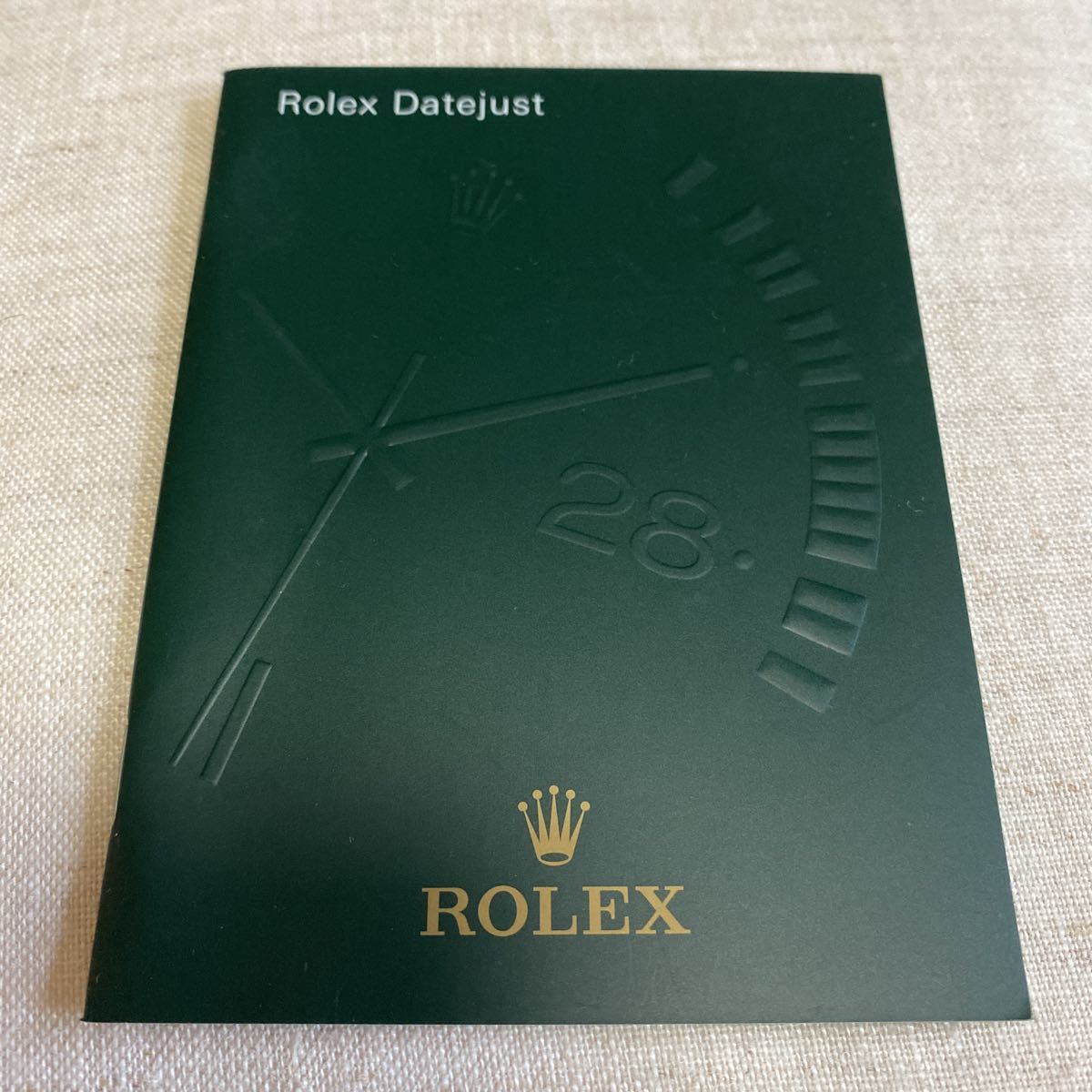 0794【希少必見】ロレックス デイトジャスト 冊子 ROLEX DATEJUST 定形94円発送可能拍卖