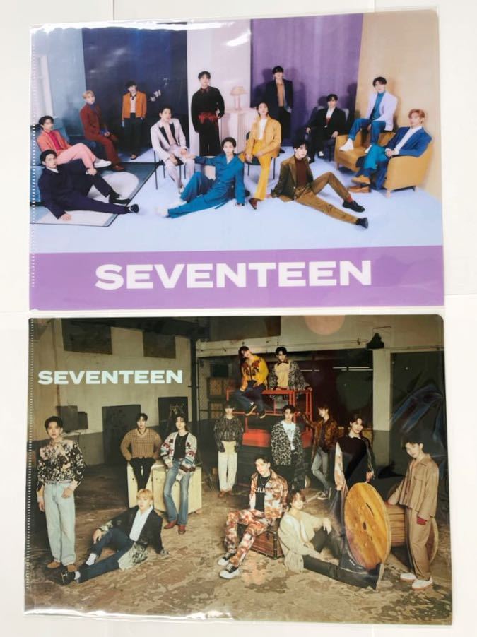 ローソン SEVENTEEN (セブンティーン) キャンペーン クリアファイル 全2種セット 非売品拍卖