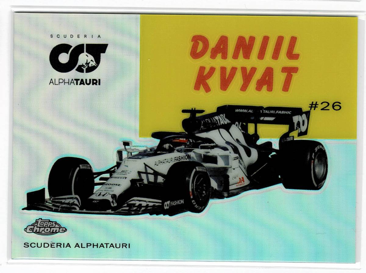 2020 Topps Chrome Formula 1 Daniil Kvyat 1954 World on Wheels F1拍卖