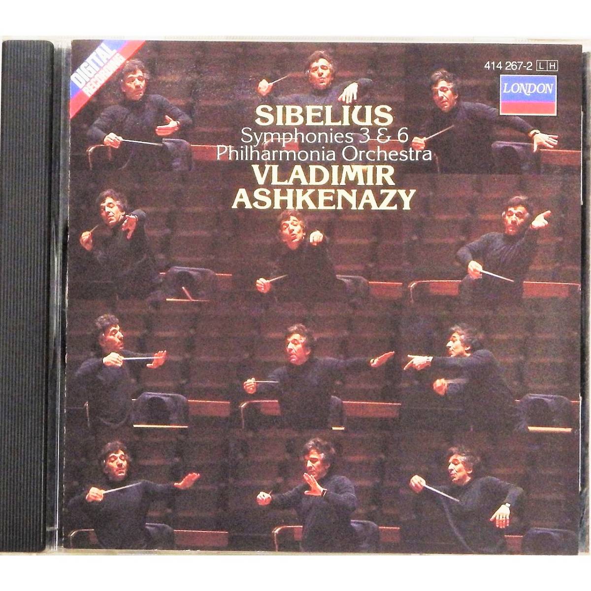 ウラディーミル・アシュケナージ ◇ シベリウス 交響曲第3番 / 第6番 ◇ フィルハーモニア管弦楽団 ◇拍卖