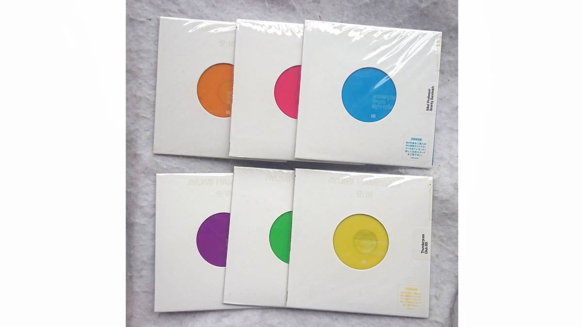 浜崎あゆみ excerpts from ayu-mi-x Ⅲ 初回限定盤 未開封 リミックス・EPシリーズ 6枚セット拍卖