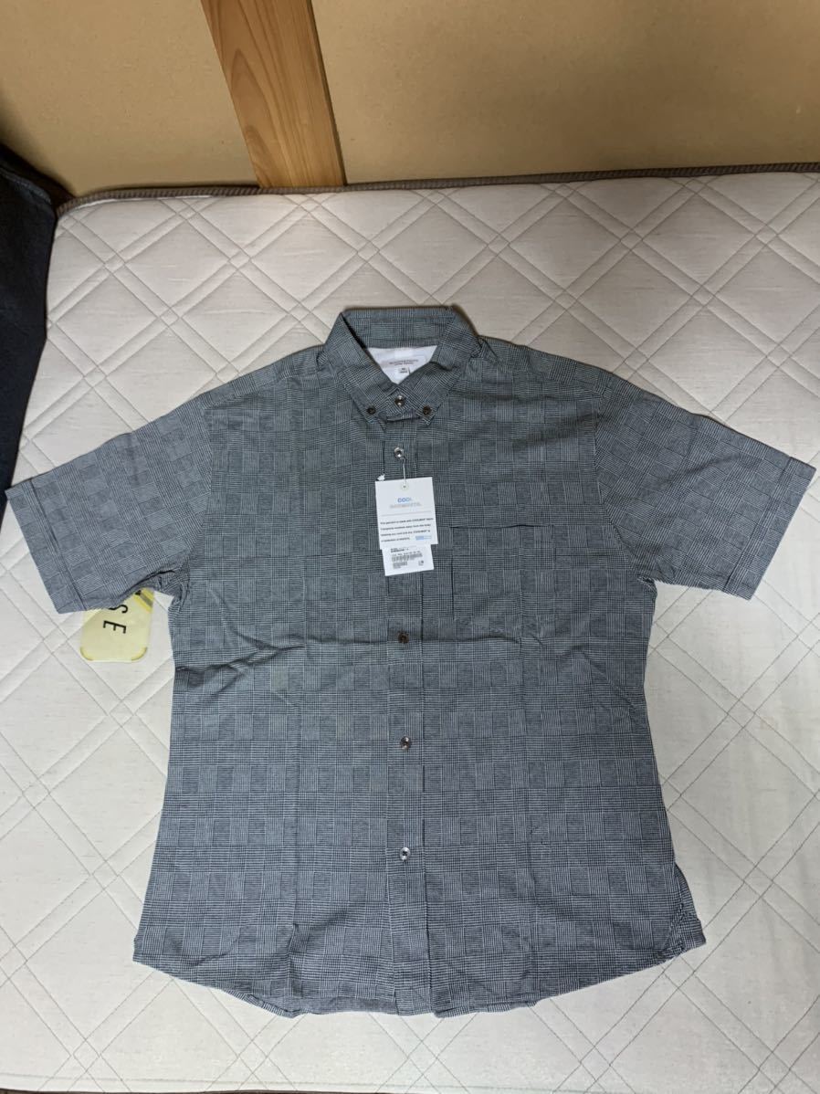 【新品未使用】BEAUTY&YOUTH シャンブレーシャツ coolmax チェック柄 Mサイズ拍卖