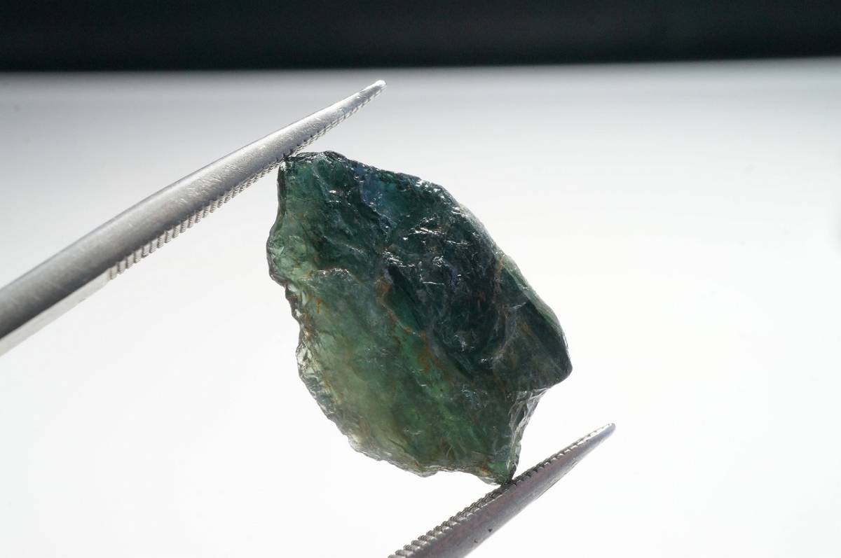 天然ブルーグリーントルマリン原石35年前の未使用蔵出し品!4.5ct拍卖