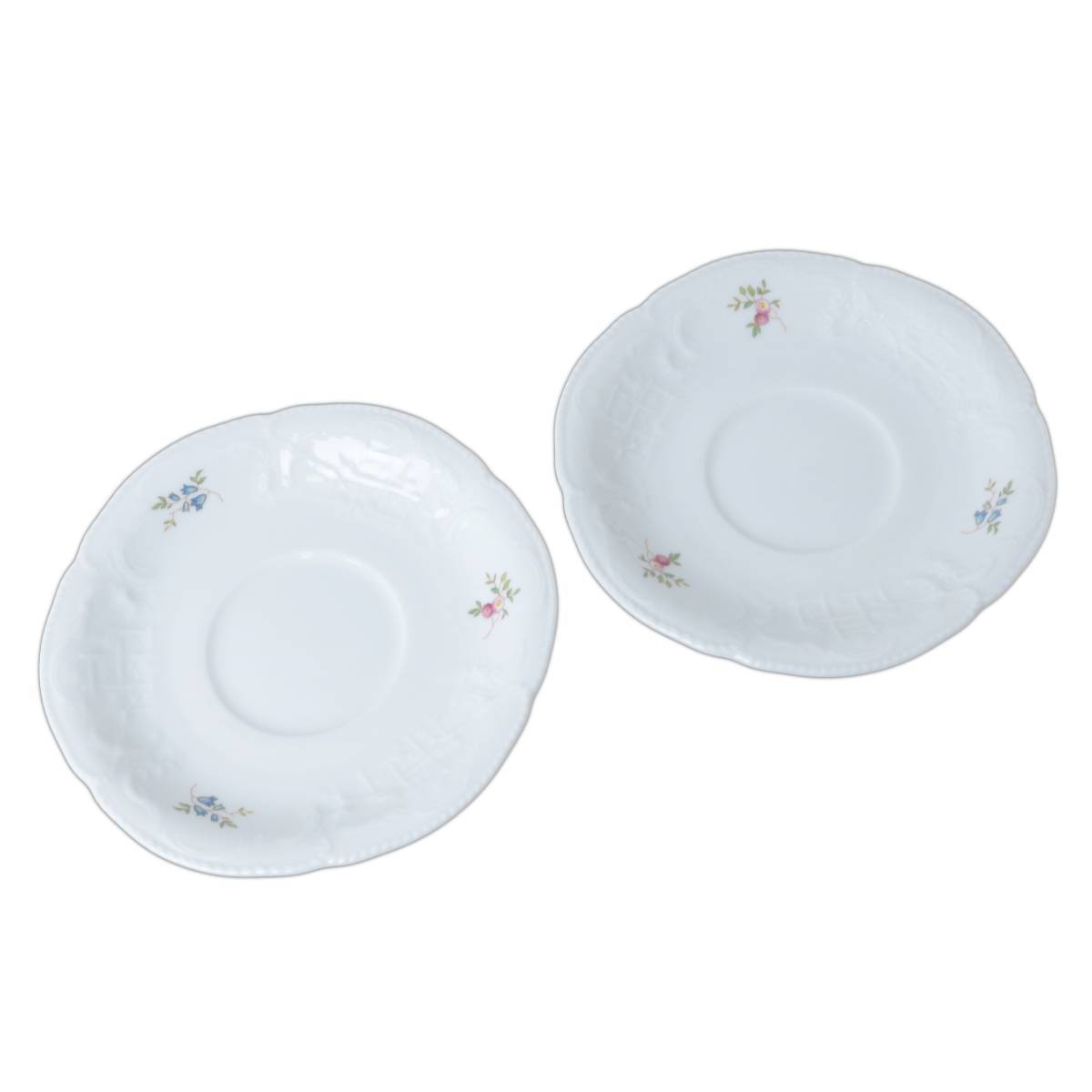 Rosenthal ローゼンタール スープカップ用ソーサー 2枚 CLASSIC ROSE クラシックローズ 直径17.4cm NT Bランク拍卖