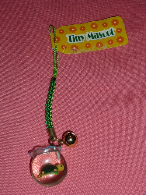 激レア!レトロ 水槽に入った カメ 亀 鈴付 根付け マスコットストラップ ☆拍卖