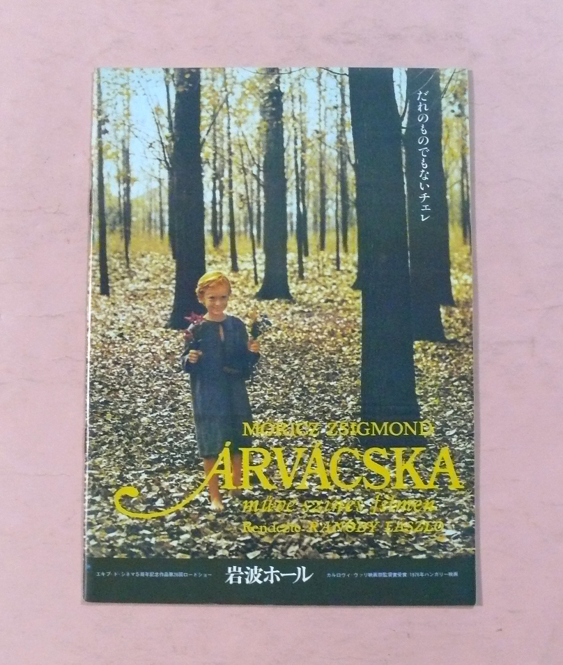 パンフ/岩波ホール「だれのものでもないチェレ」ラースロー・ラノーディ監督拍卖