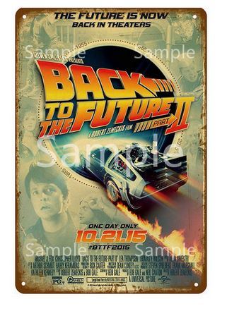 バックトゥーザフューチャー2 車 メタルプレート ヴィンテージ風拍卖
