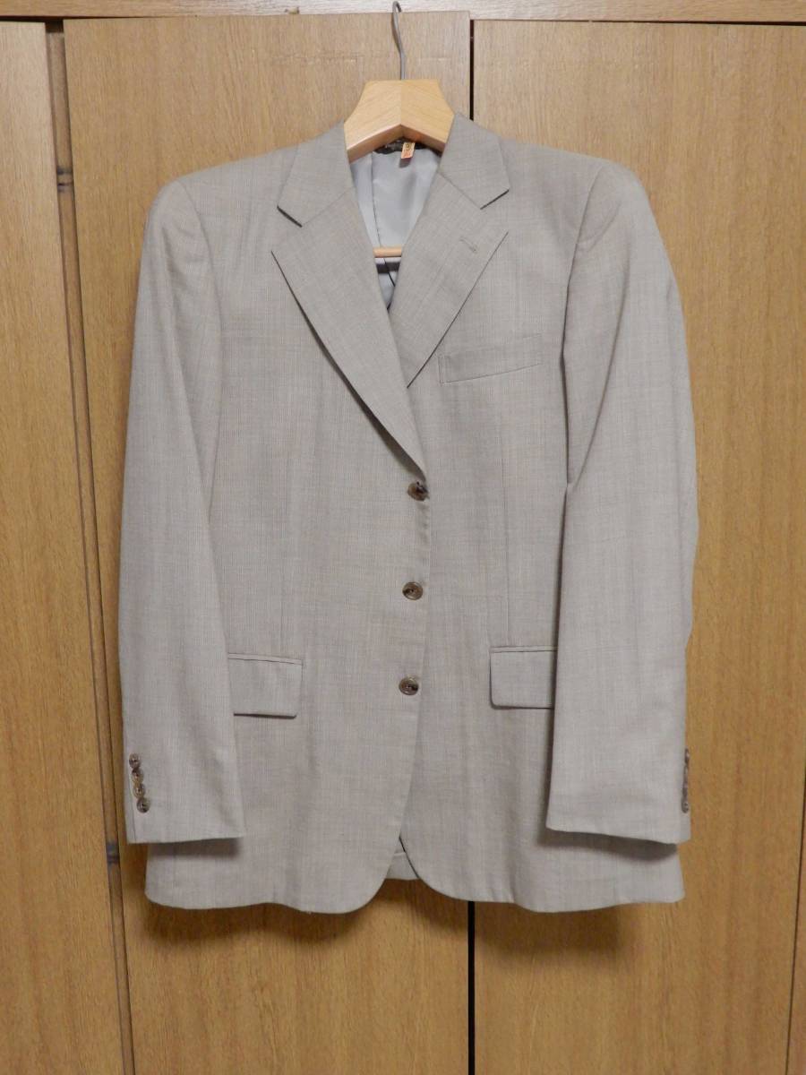 ポールスチュアート PAUL STUART シングル3つボタンスーツ ベージュ系【中古美品】~訳あり~拍卖