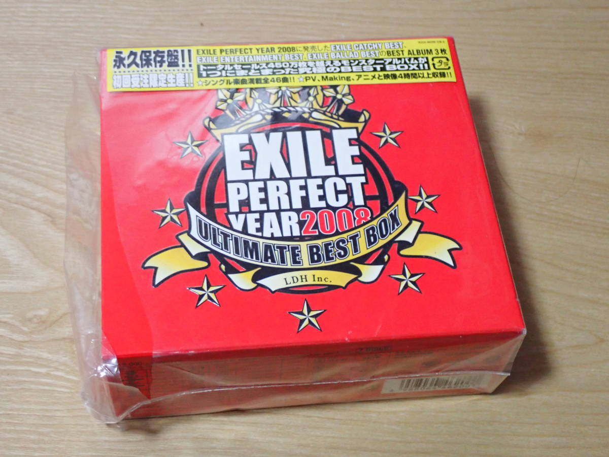 EXILE PERFECT YEAR 2008 ULTIMATE BEST BOX 3CD + 4DVD 限定盤 RZCD-46200拍卖