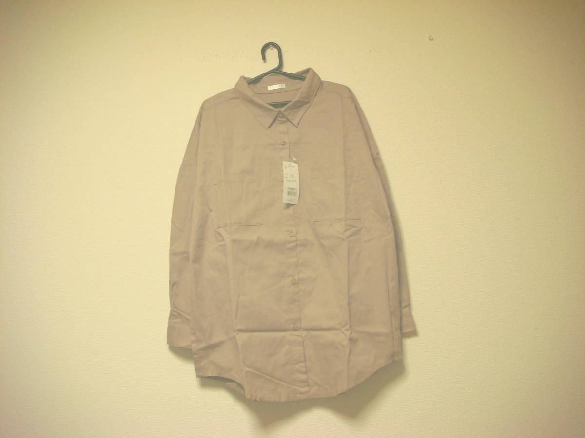 大きいサイズの方にも オーバーサイズ シャツ チュニック ブラウス ML LL3L4L5L6Lのかたにも タグ付き未使用 新品 ピンク系 拍卖