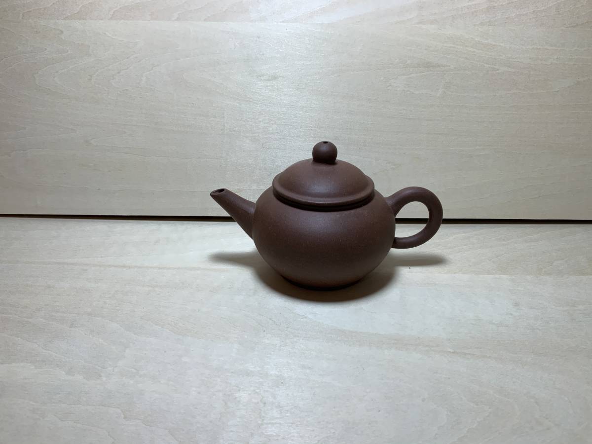 荊渓恵 孟臣製款 款 水平朱泥紫砂壺 急須 中国煎茶 唐物 茶心壺 単孔口 宜興拍卖