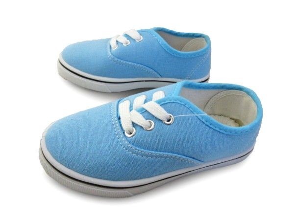 1円~AL2324-273新品AAAローカット/レースアップスニーカー18㌢L.BLUE♂拍卖