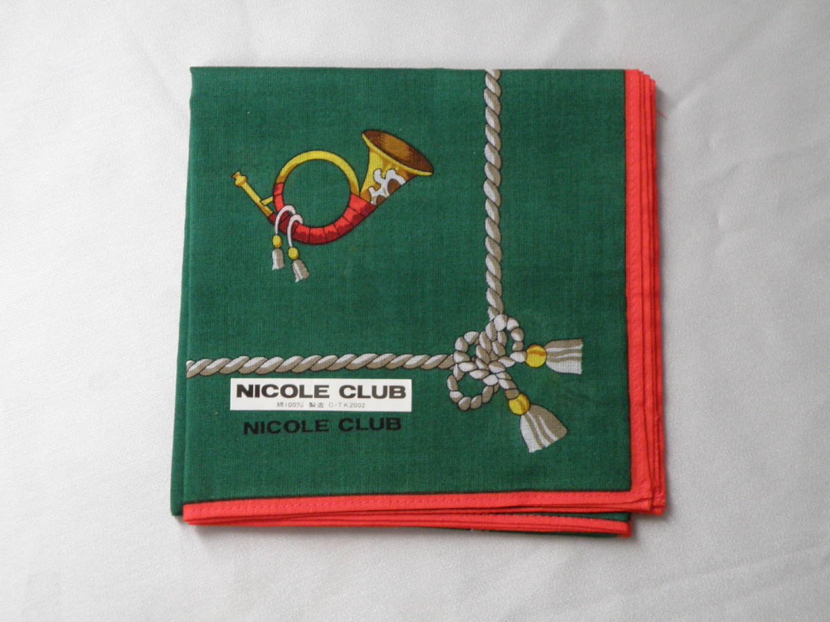 《即決》 NICOLE CLUB   ニコルクラブ  ハンカチ拍卖