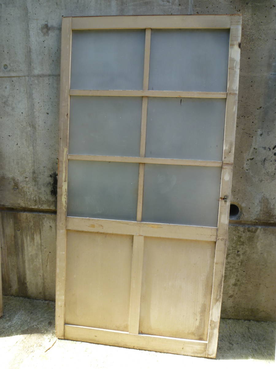 最終値下げ!M7726 50~100年前 奥京都の朽ち戸 擦ガラス 高182cm 横93.5cm 奥3cm【送り先は会社店舗限定】【個人様は西濃運輸局留め】拍卖