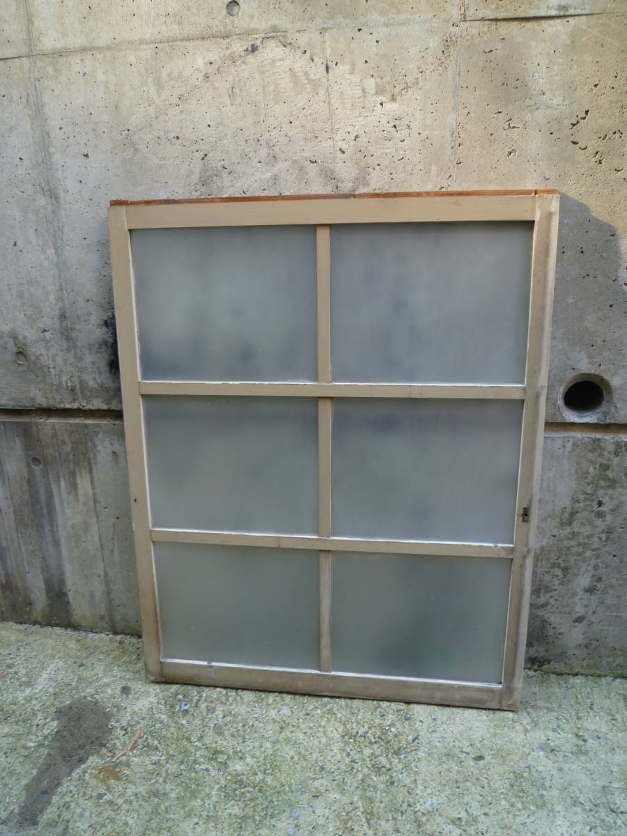 最終値下げ!M7734 50~100年前 奥京都 古窓 擦ガラス 高118cm 横93.5cm奥3cm【送り先は会社 事務所 店舗限定】【個人様は西濃運輸局留め】拍卖
