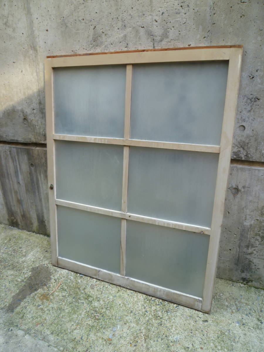 最終値下げ!M7737 50~100年前 奥京都 古窓 擦ガラス 高118cm 横93.5cm奥3cm【送り先は会社 事務所 店舗限定】【個人様は西濃運輸局留め】拍卖