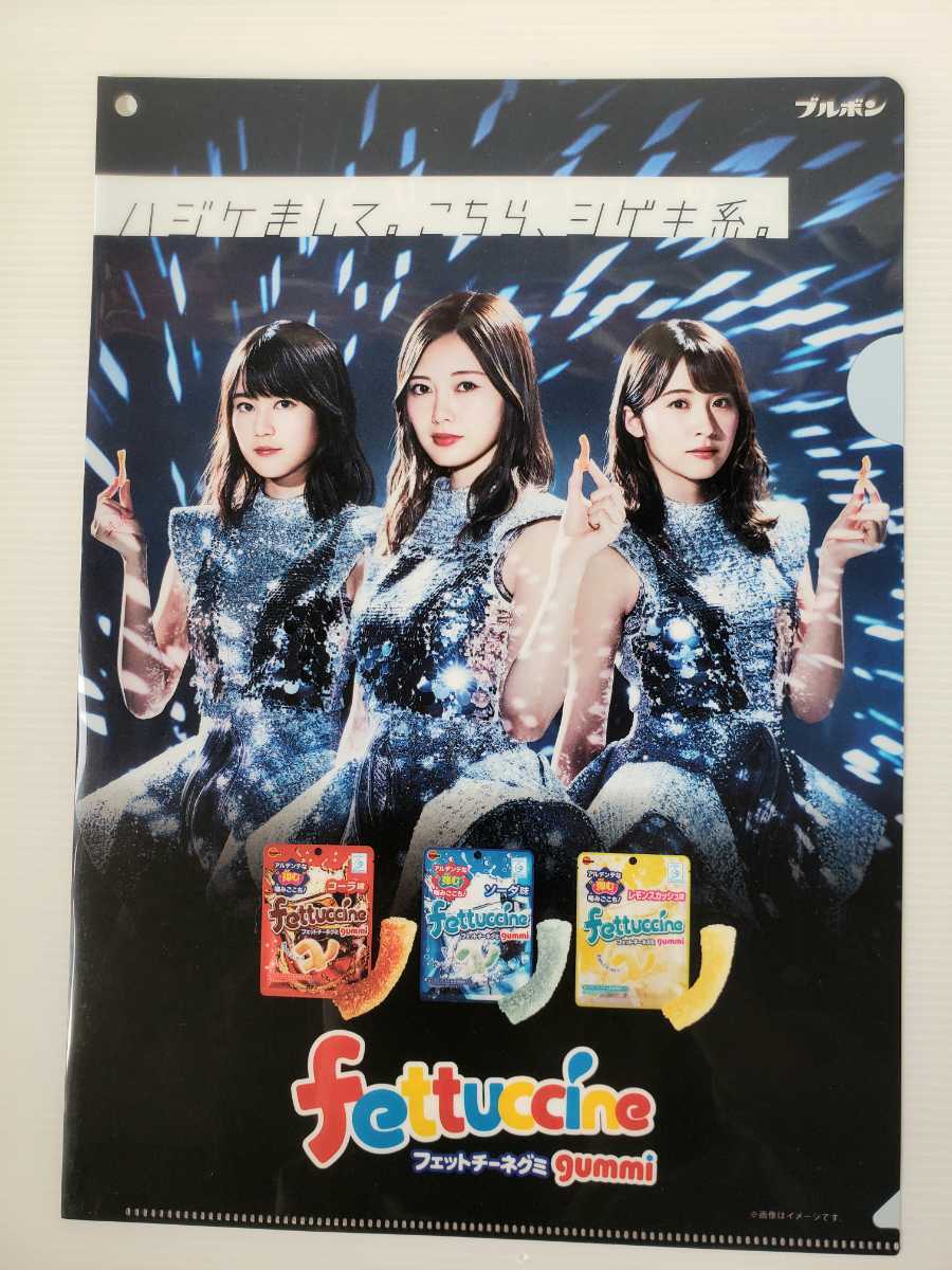 乃木坂46 ブルボン フィットチーネグミ A4クリアファイル 白石麻衣 クリアファイル 生田絵梨花 秋元真夏 西野七瀬拍卖