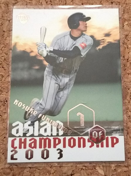 ★BBM2004 1st アジア野球選手権2003 AJ22 福留孝介★インサートカード拍卖