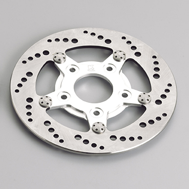 カスタムテック Kustom tech 8.5インチ ドリルドディスクブレーキ ディスク ブレーキ フロント用 ハーレー 99年まで 右側用 拍卖