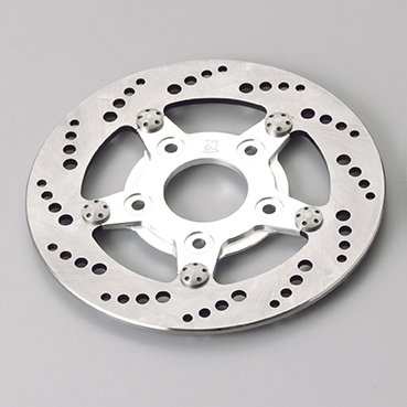 カスタムテック Kustom tech 8.5インチ ドリルド ディスクブレーキ リア用 2000年~ 左側用 ハーレー ミルウォーキーエイト ツインカム 拍卖