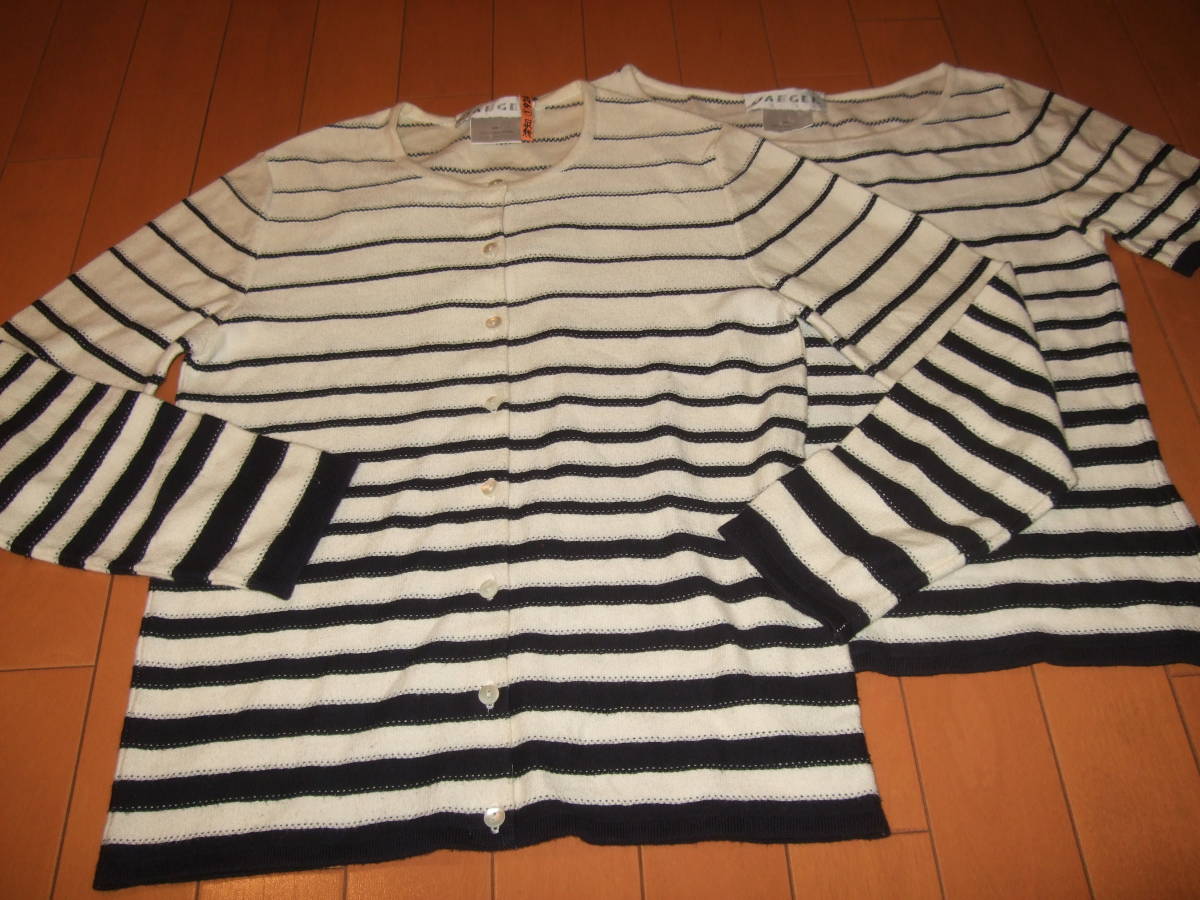 ユーズド即決送料込☆イエガー コットンツインニット☆サイズS拍卖