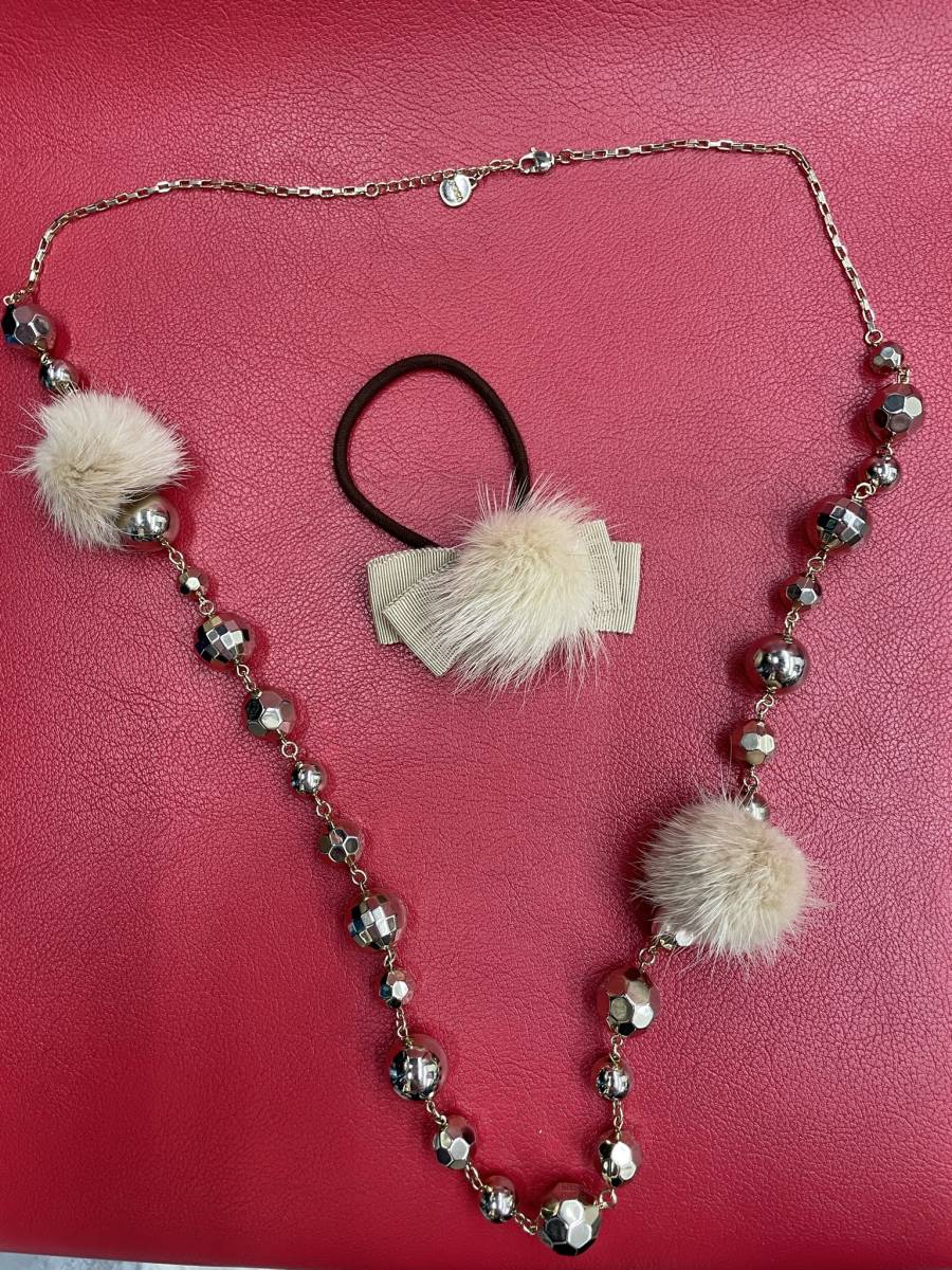 送料無料!EPOCA(エポカ/三陽商会) 美品/刻印あり/ネックレス/ヘアゴム拍卖