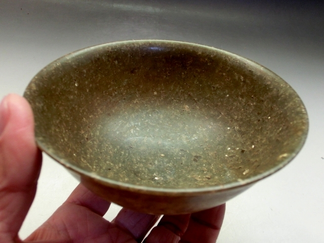 茶碗■唐物光石碗 金彩 ぐい呑み 酒器 お茶道具 古玩 中国 古美術 時代物 骨董品 希少■ 拍卖