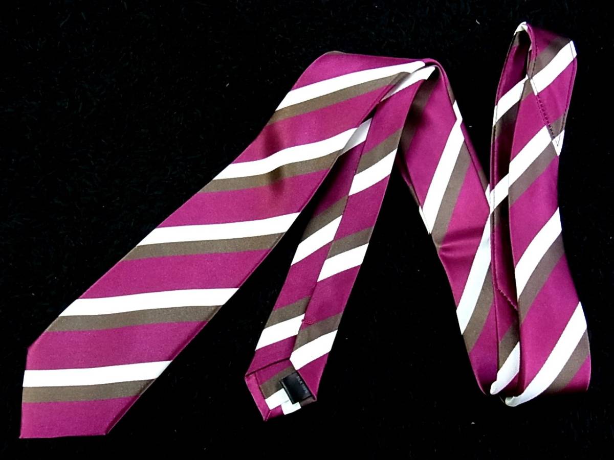 ☆☆№0701美品【超細ブランド本格ナロータイ】【シルク100%】スーツセレクト「SUIT SELECT」ネクタイ拍卖