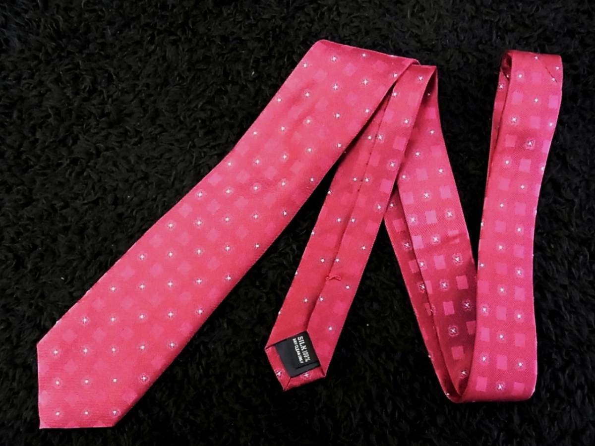 ☆☆№0708美品【超細ブランド本格ナロータイ】【シルク100%】レミュー「LES MUES」ネクタイ拍卖