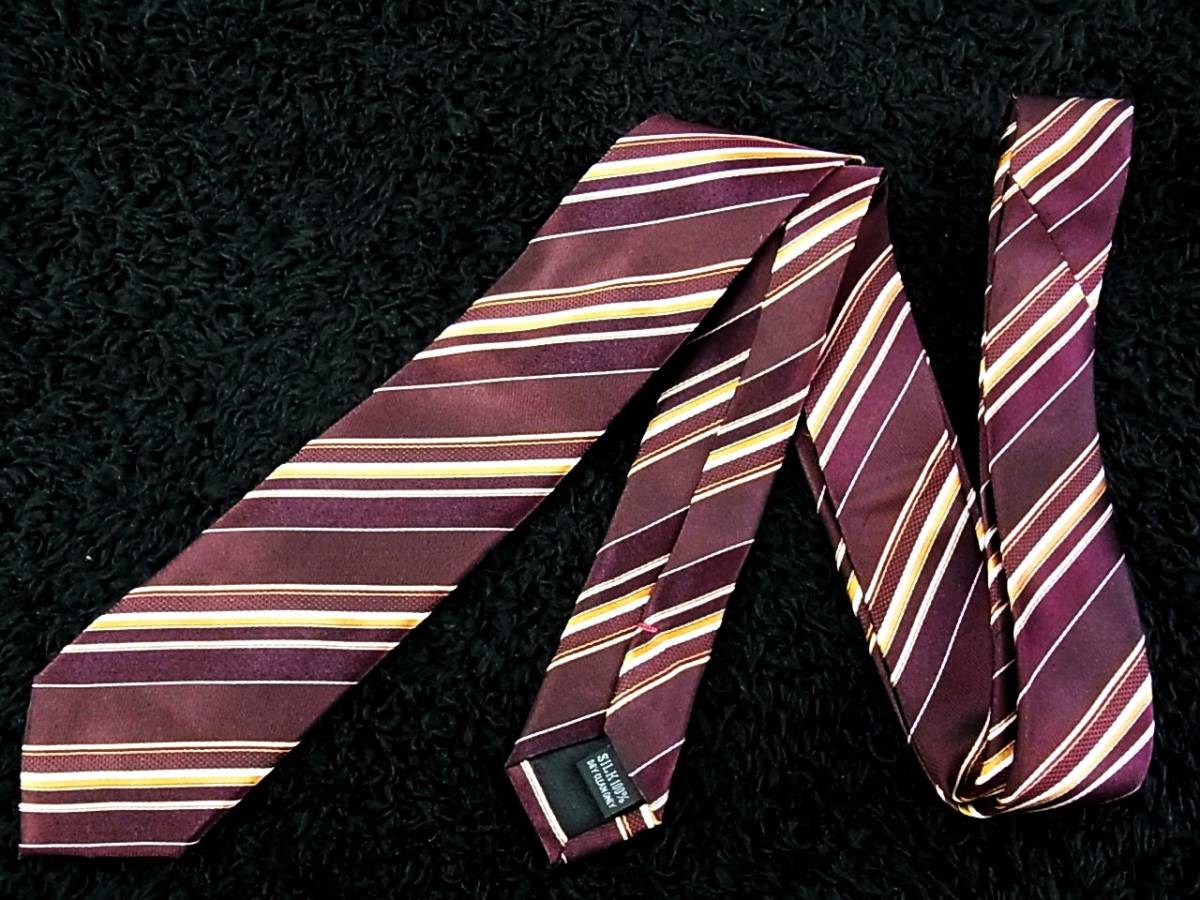 ☆☆№0714美品【超細ブランド本格ナロータイ】【シルク100%】レミュー「LES MUES」ネクタイ拍卖
