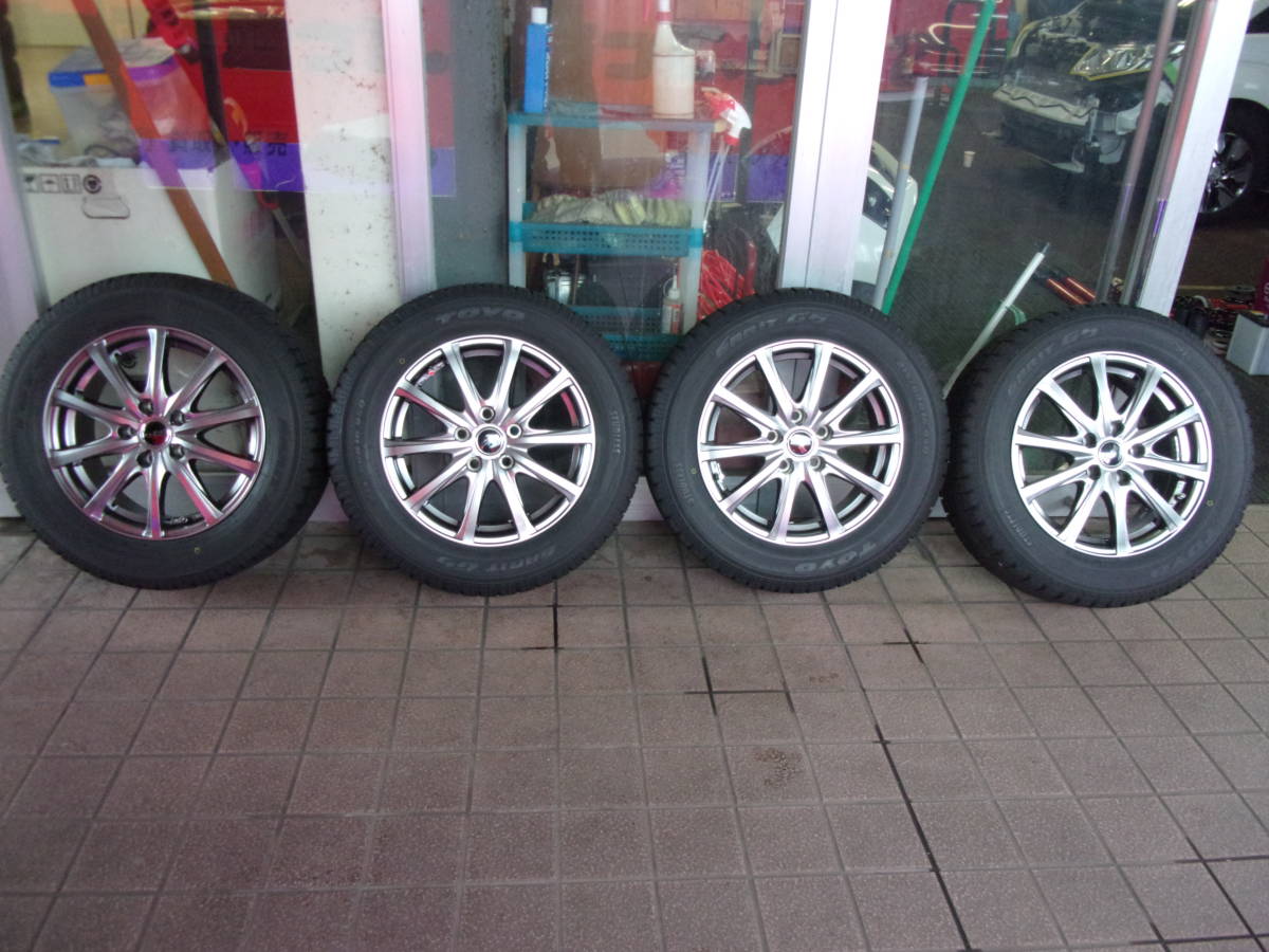 ♪S2926 TOYO GARIT G5 215/60R16 アルミホイールセット 中古品 クラウン♪拍卖