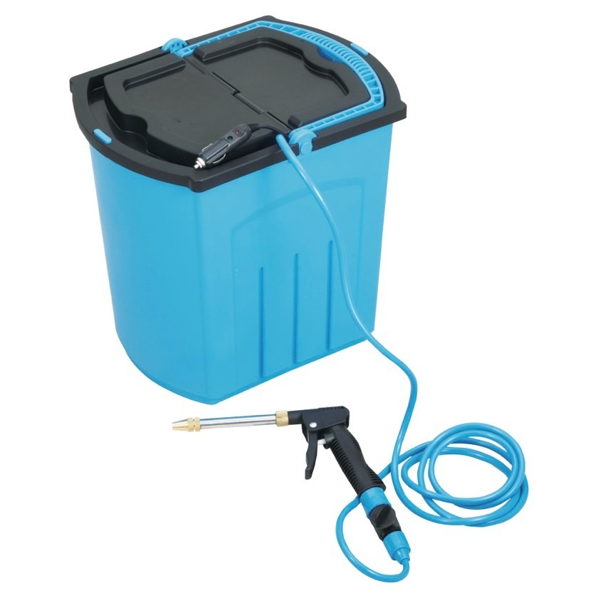 ジョイフル J-552 DC12V電源 シガー電源洗車バケツ 洗車噴霧器 散水洗車スプレーガン バケツ容量28リットル J552拍卖