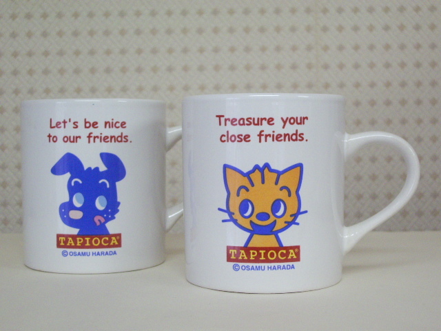 ラスト1個!!◆原田治 タピオカ オサムグッズ◆マグカップ イヌ柄 1個のみ◆陶器製拍卖