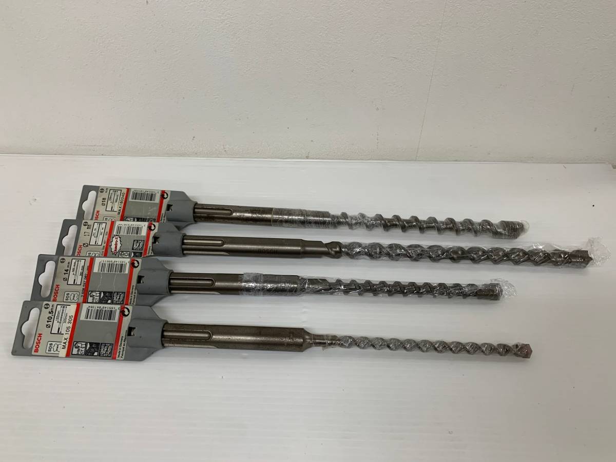 (JT04) BOSCH コンクリートドリル4本セット拍卖