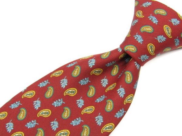 BATTISTONI(バティストーニ) シルクネクタイ ペーズリー柄 イタリア製 843397C185R30拍卖