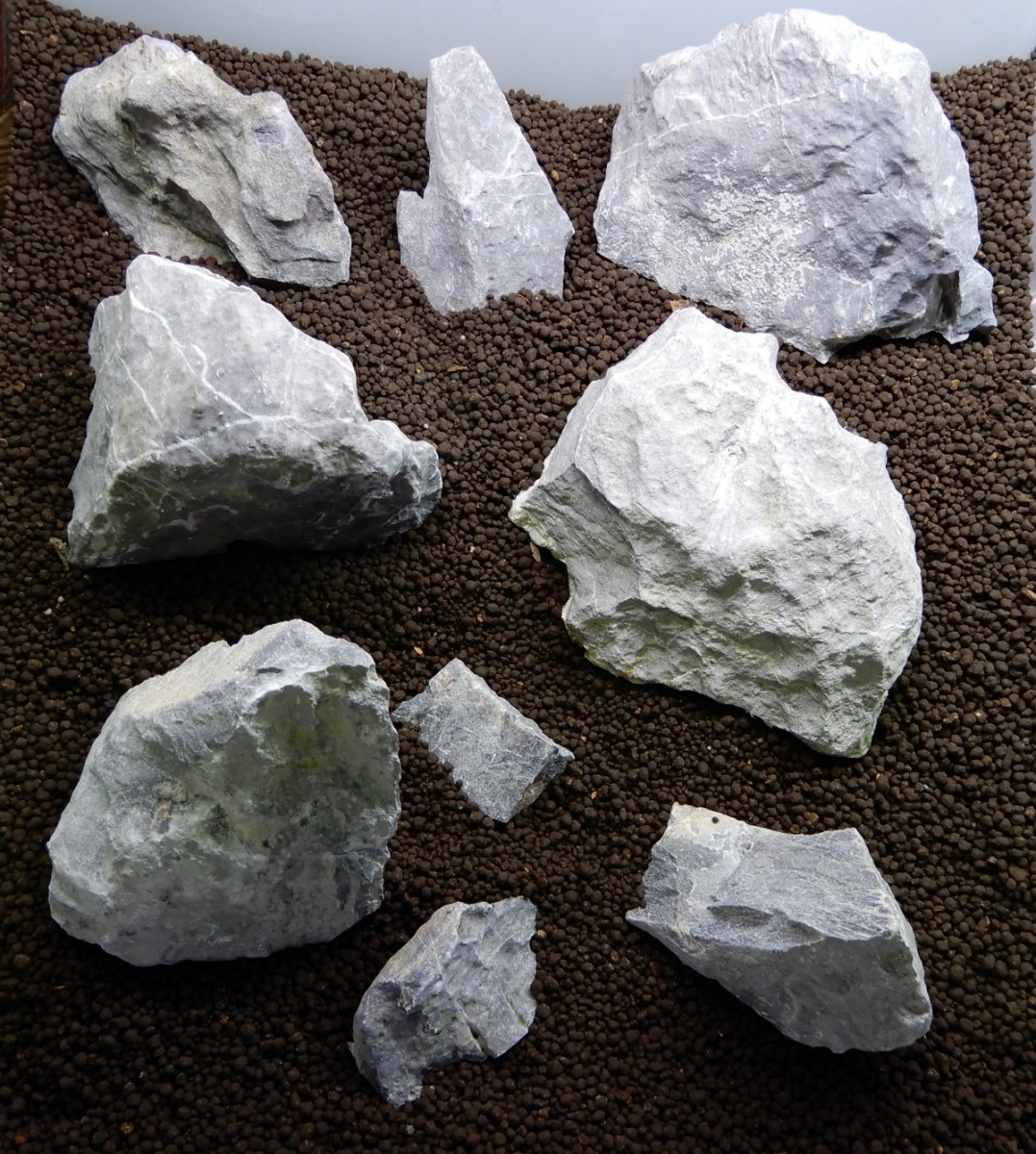 小型水槽に最適 清龍石(せいりゅうせき) 2.5~3.0kg レイアウトセット拍卖