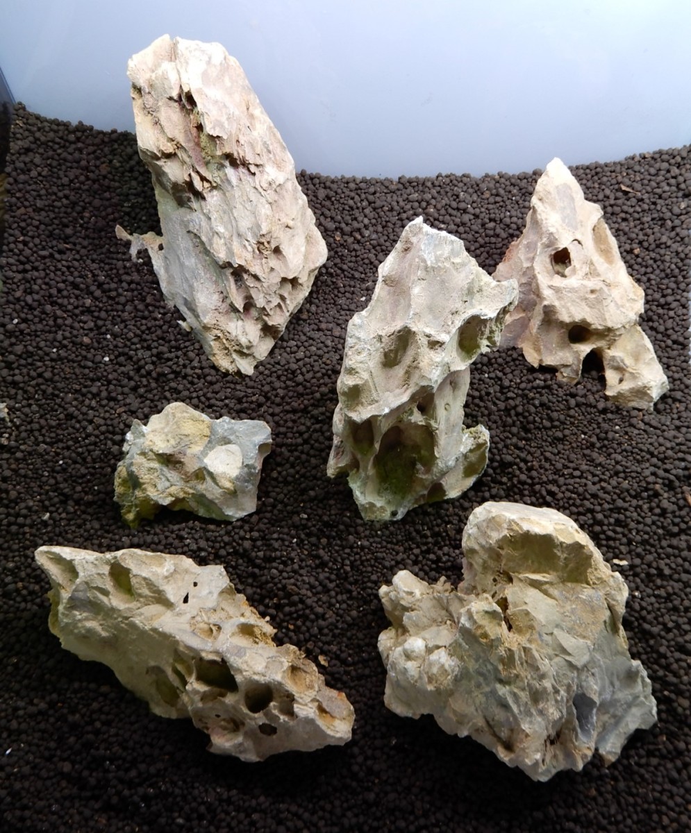 小型水槽に最適 蜂炎石(ほうえんせき) 2.0~2.5kg レイアウトセット拍卖