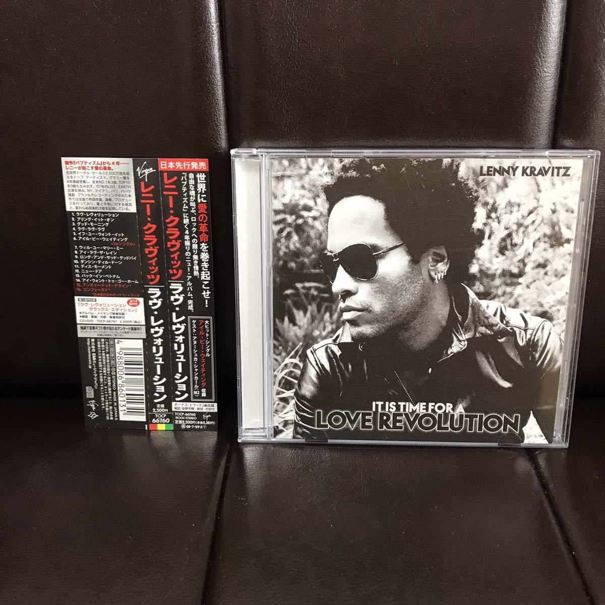 帯付き 日本語歌詞付き レニー・クラヴィッツ ラヴ・レヴォリューション CD ステッカー付き ボーナストラック2曲収録拍卖