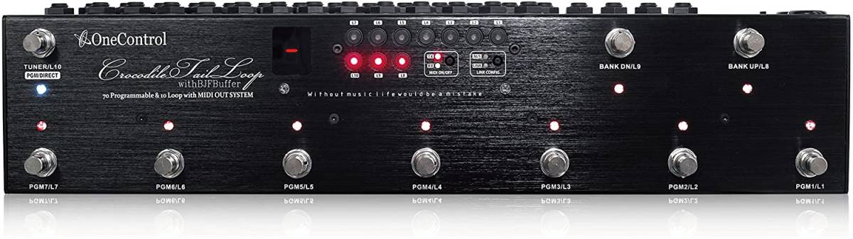 One Control ワンコントロール エフェクター プログラマブルスイッチャー Crocodile Tail Loop OC10 最高機能で小型化、軽量化、実現!拍卖