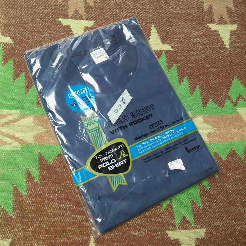 デッドストック 【TOWNCRAFT】70s Navy Pocket T-Shirt DEAD-STOCK 70年代 タウンクラフト ポケット Tシャツ ペニーズ ヴィンテージ 50s60s拍卖