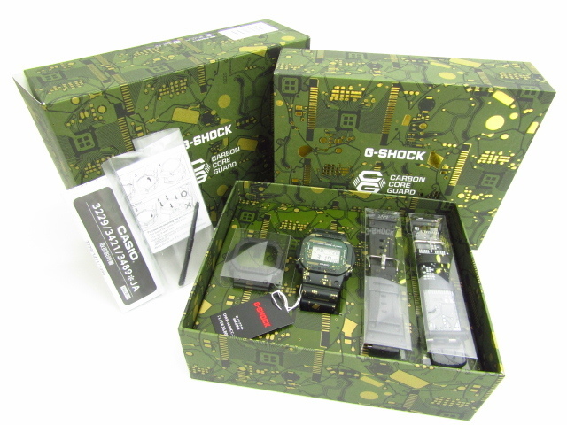 未使用 CASIO G-SHOCK カシオ G-ショック DWE-5600CC-3JR デジタル腕時計♪AC19906拍卖