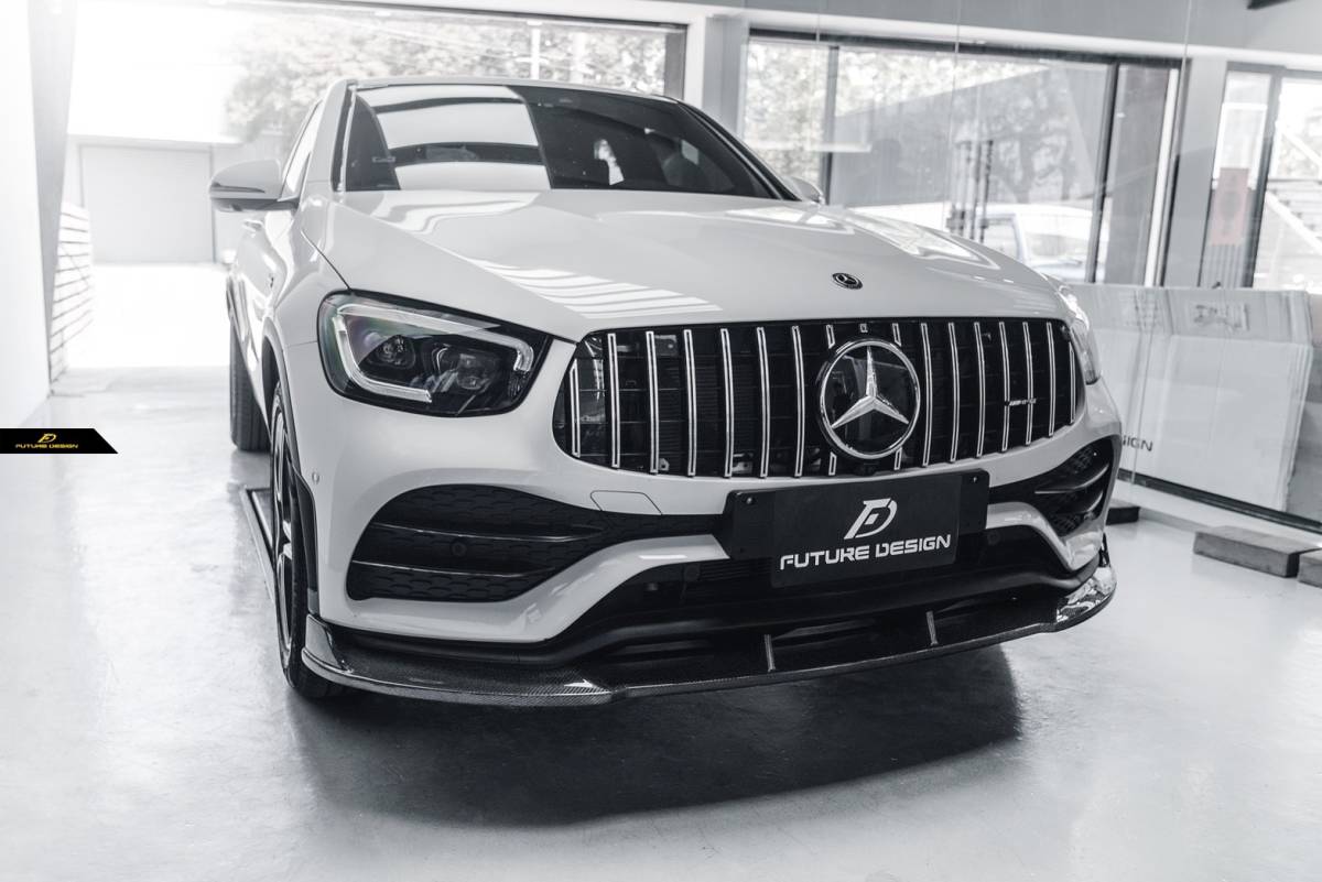 【FUTURE DESIGN 正規品】BENZ メルセデス・ベンツ GLC W253 X253 C253 SUV 後期車 AMG リップスポイラー 本物DryCarbon ドライカーボン拍卖
