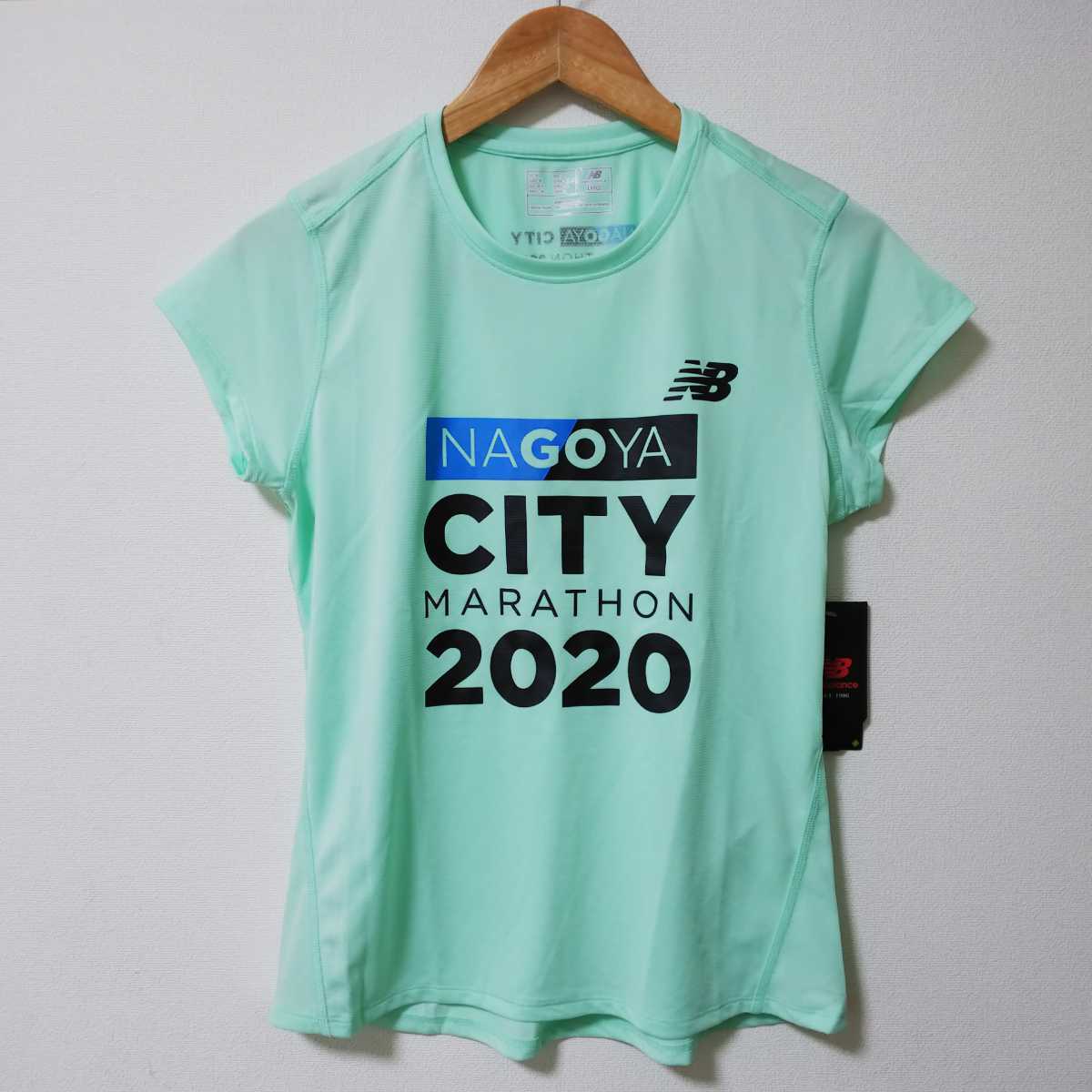 【新品タグ付き】new balance ニューバランス ナゴヤ シティーマラソン 2020 半袖Tシャツ Lサイズ グリーン系 未使用 自宅保管品拍卖