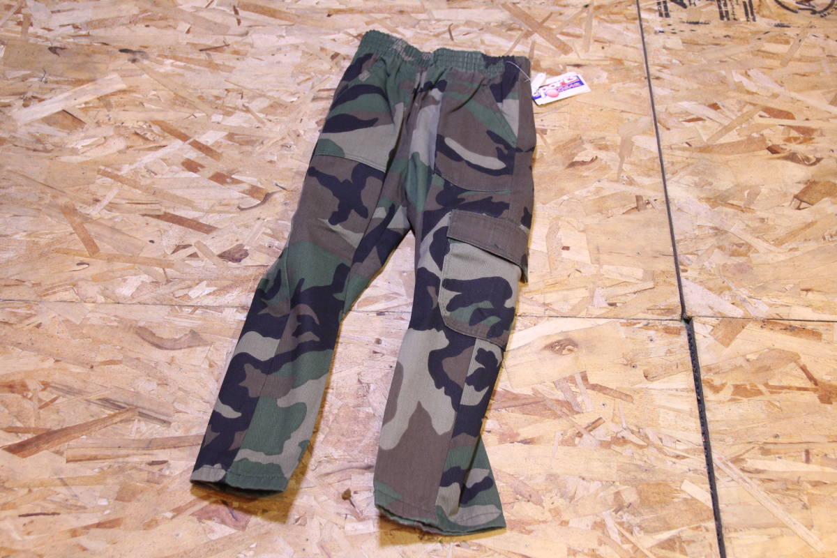 こども服 パンツ KIDSミリタリーカーゴパンツ SPORTS GEAR CAMO 6 即決 送料無料 新品未使用 ヴィンテージ(ビンテージ,Vintage)拍卖