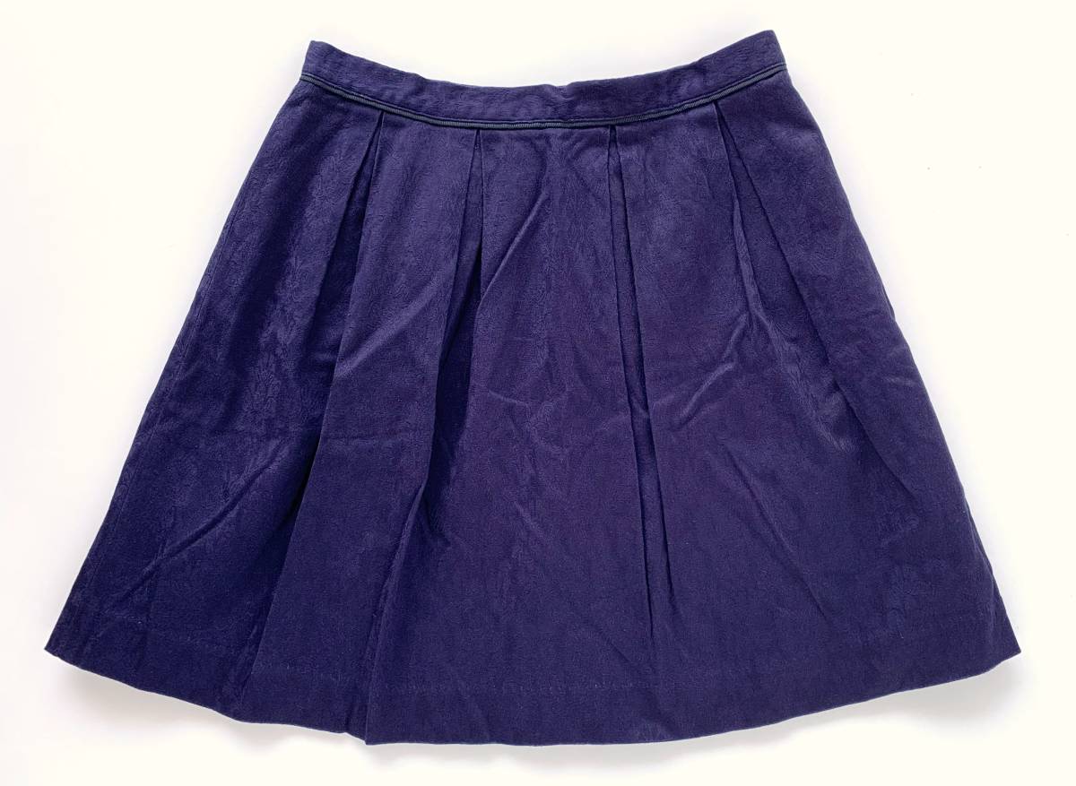 ★送料無料 美品 ROPE PICNIC ロペピクニック ボトムス スカート ネイビー/パープル サイズ36 レディース 女性用拍卖