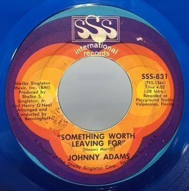 JOHNNY ADAMS/SOMETHING~ シングルレコード拍卖