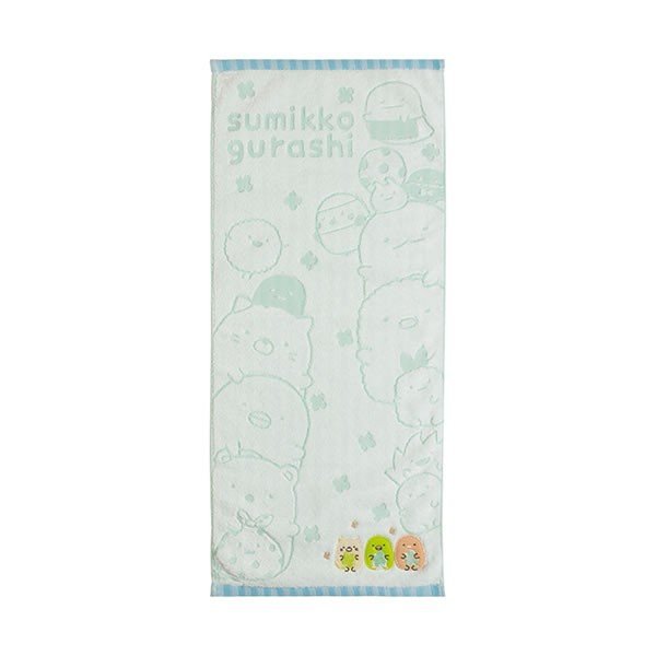 @【即決】■すみっコぐらし■フェイスタオル /ジャガードタオル /綿100% /サンエックス /ねこ ぺんぎん とんかつ //CM17501拍卖